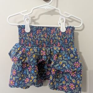 Cat & Jack Blue Floral Skirt